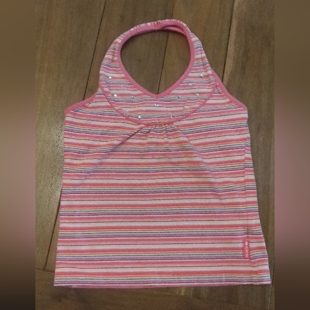The Children's Place Multicolor Striped Halter Top, Size 5/6